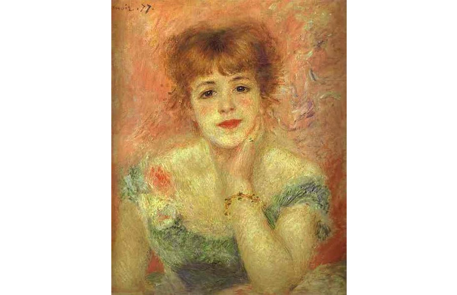 Портрет актрисы Жанны Самари. Огюст Ренуар - Краев_0.jpg